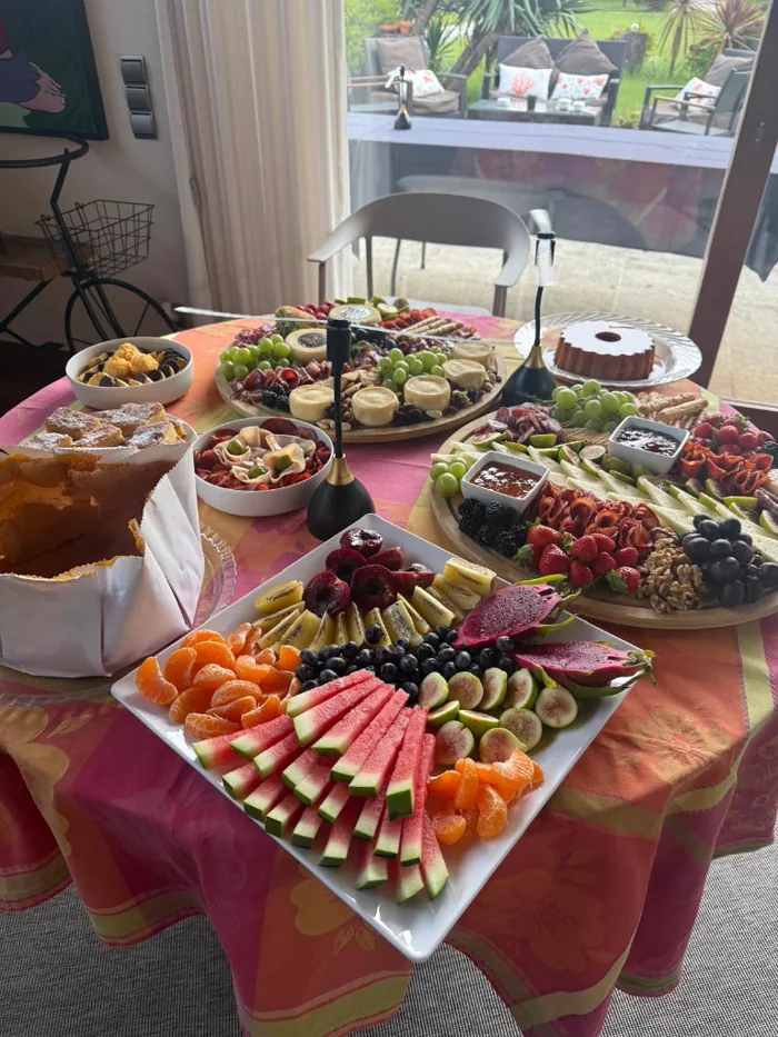 Mesa de brunch e buffet num evento Ponto Nobre